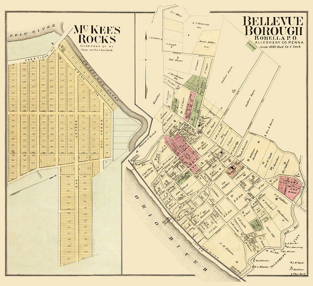 Bellevue, McKees Rock Pennsylvania Landowner