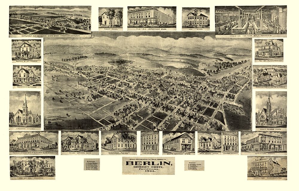 Berlin Pennsylvania - Fowler 1905