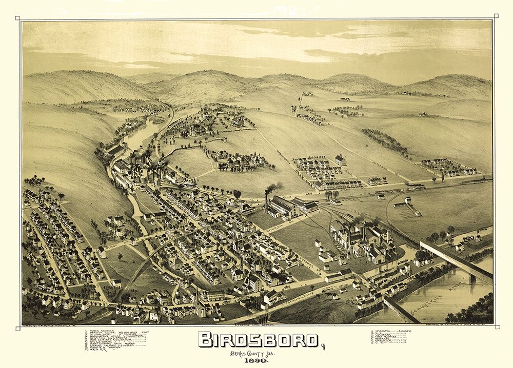Birdsboro Pennsylvania - Downs 1890