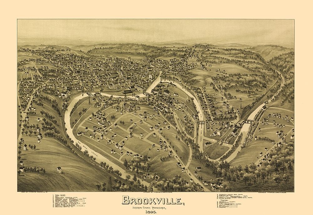 Brookville Pennsylvania - Moyer 1895