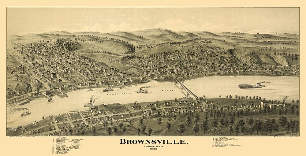 Brownsville Pennsylvania - Moyer 1902