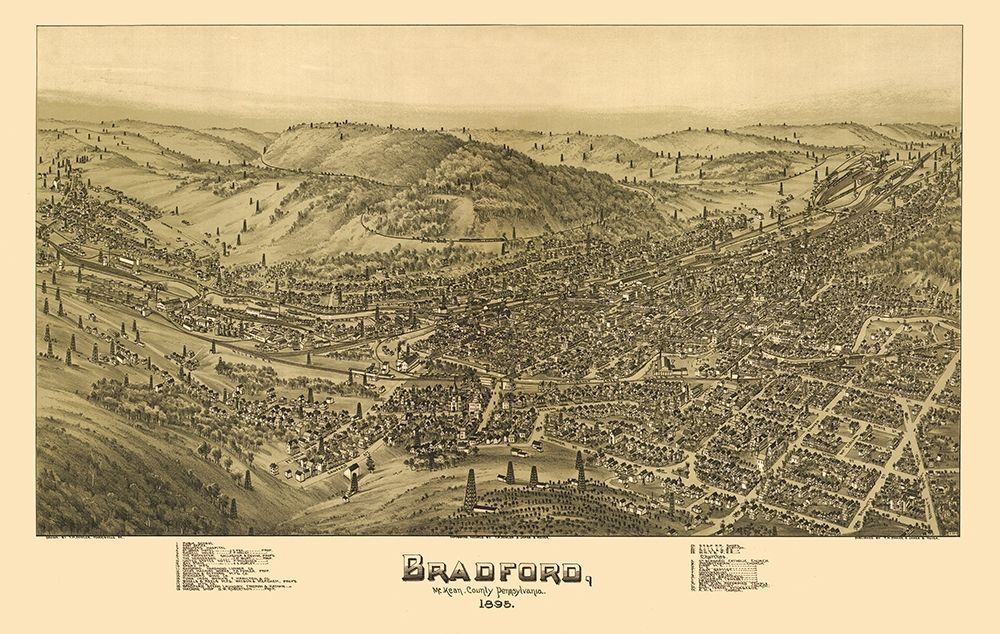 Bradford Pennsylvania - Moyer 1895