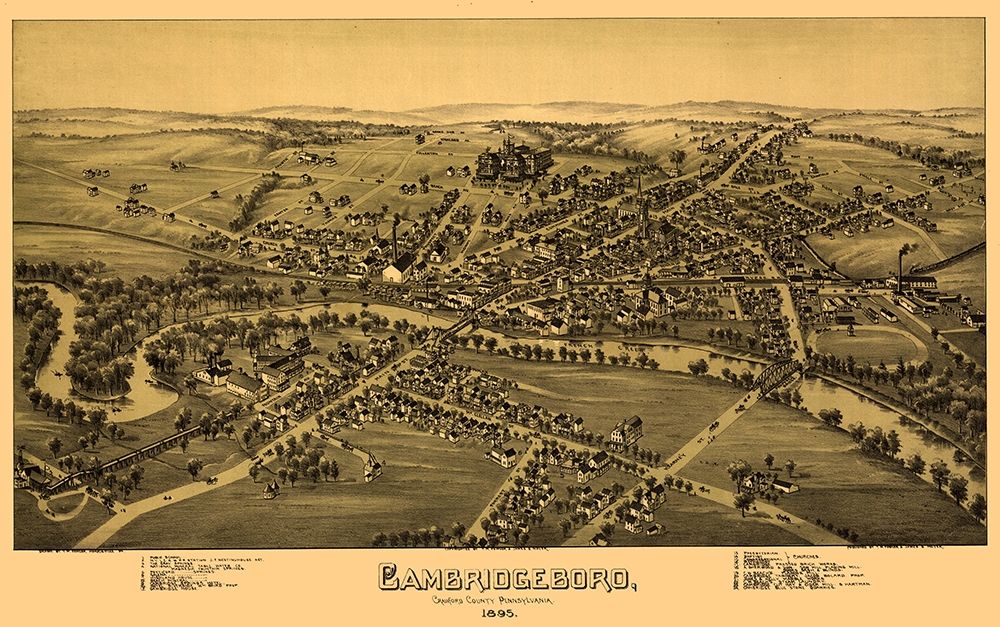 Cambridgeboro Pennsylvania - Fowler 1895