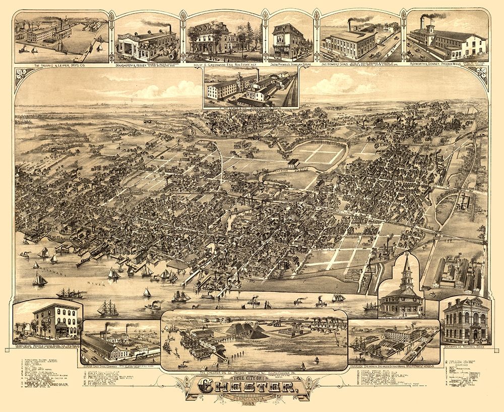 Chester Pennsylvania - Bailey 1885