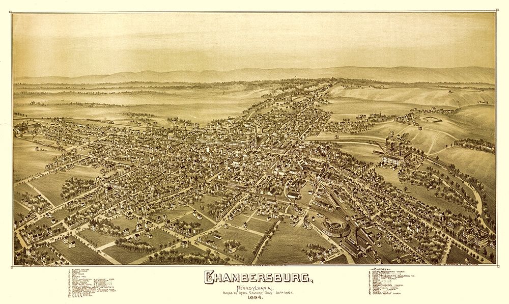 Chambersburg Pennsylvania - Moyer 1894