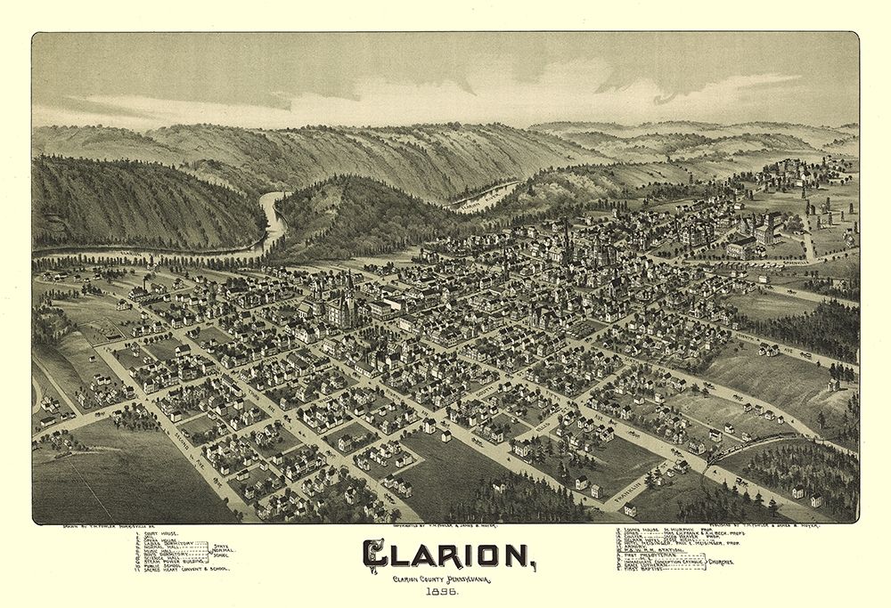 Clarion Pennsylvania - Moyer 1896