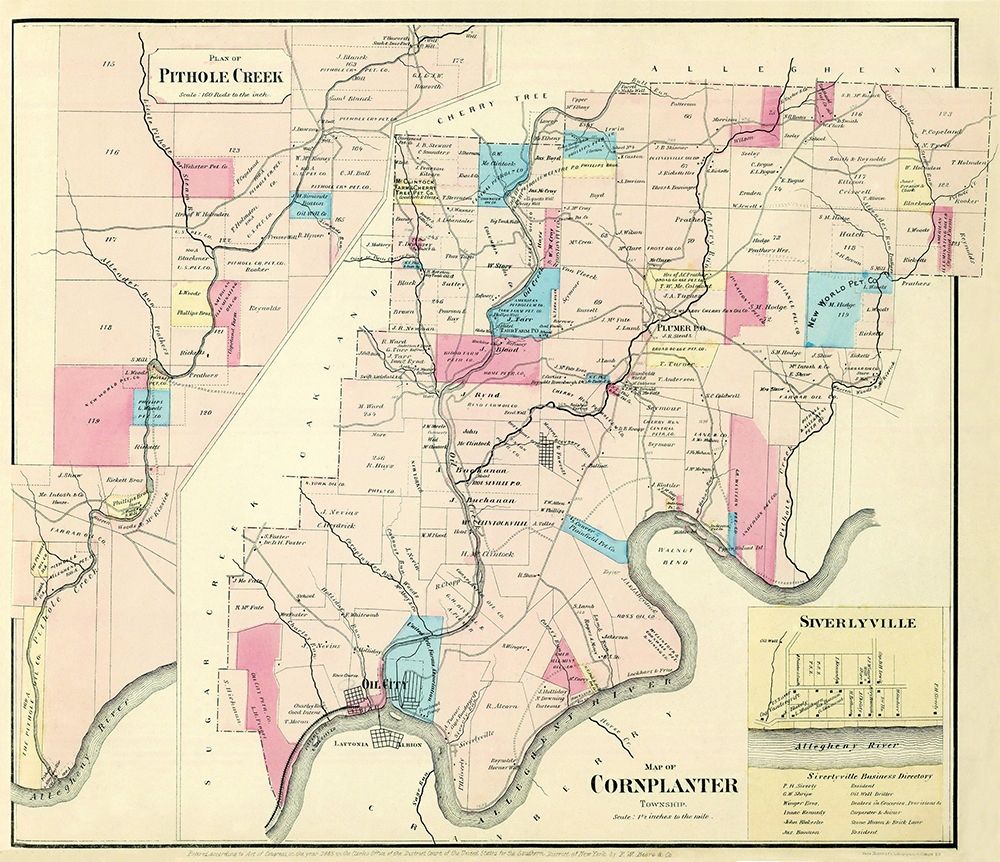 Cornplanter Pennsylvania Landowner - Mayer 1865