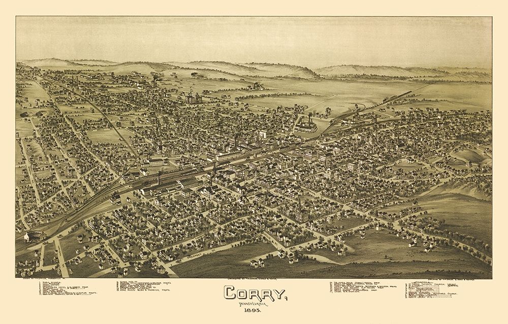 Corry Pennsylvania - Moyer 1895