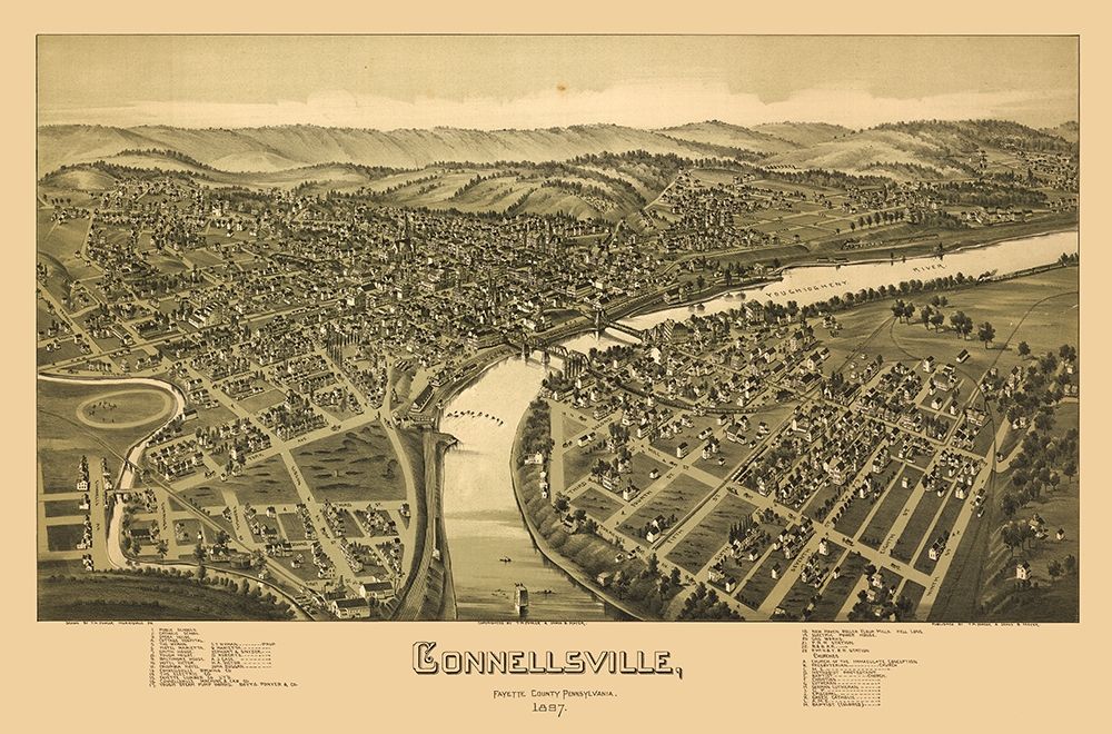 Connellsville Pennsylvania - Moyer 1897