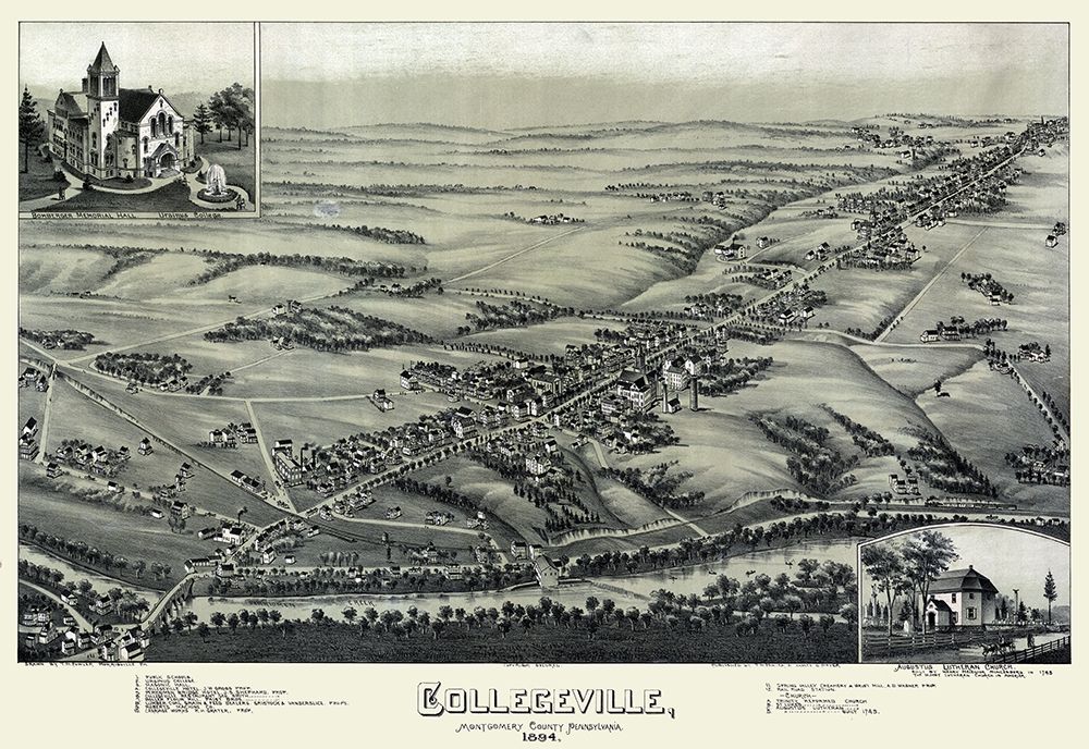 Collegeville Pennsylvania - Moyer 1894