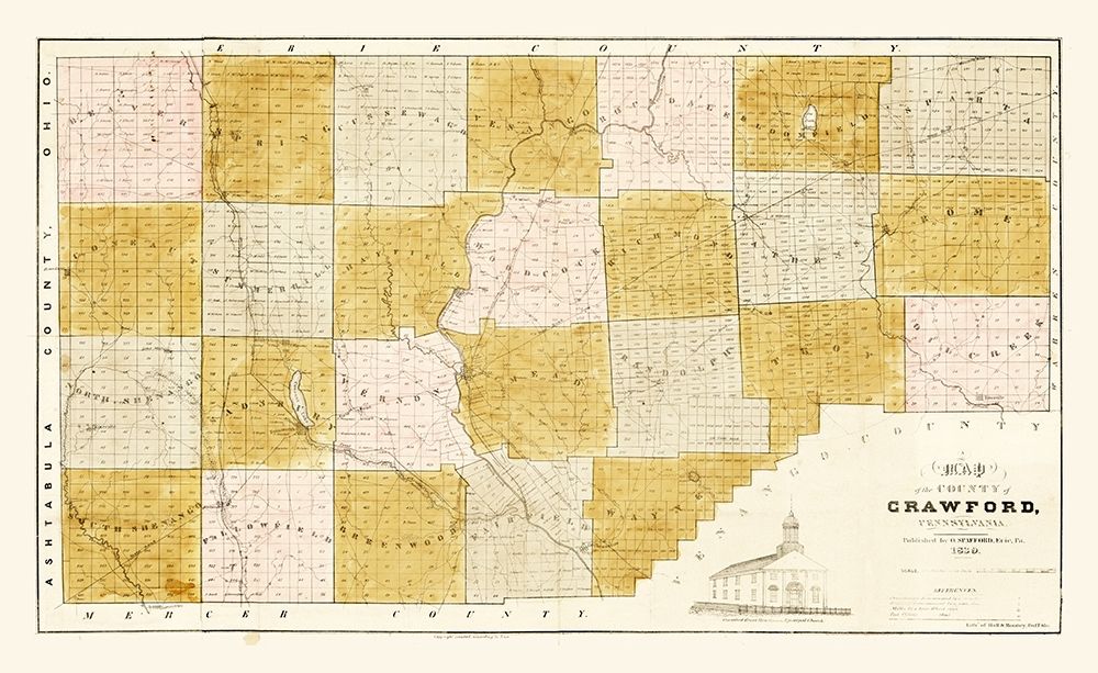 Crawford County Pennsylvania - Spafford 1839