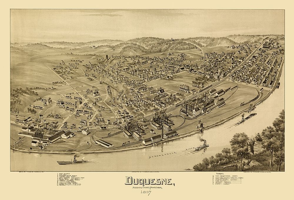 Duquesne Pennsylvania - Fowler 1897