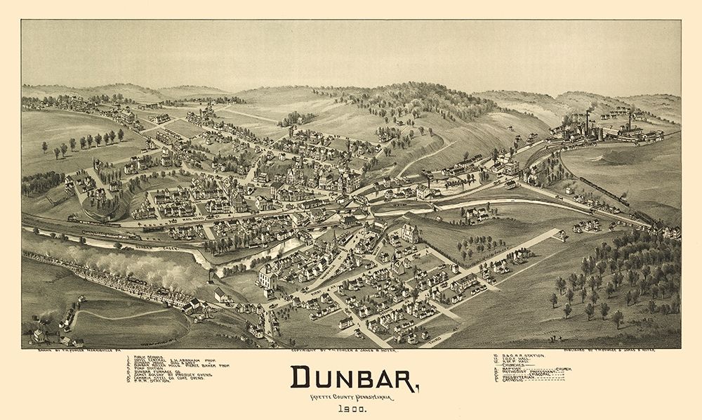 Dunbar Pennsylvania - Moyer 1900