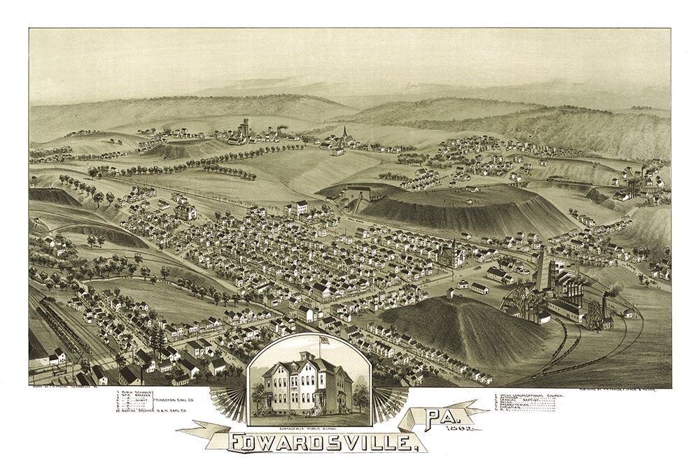 Edwardsville Pennsylvania - Fowler 1892