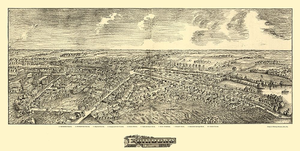 Edinboro Pennsylvania - Fowler 1898
