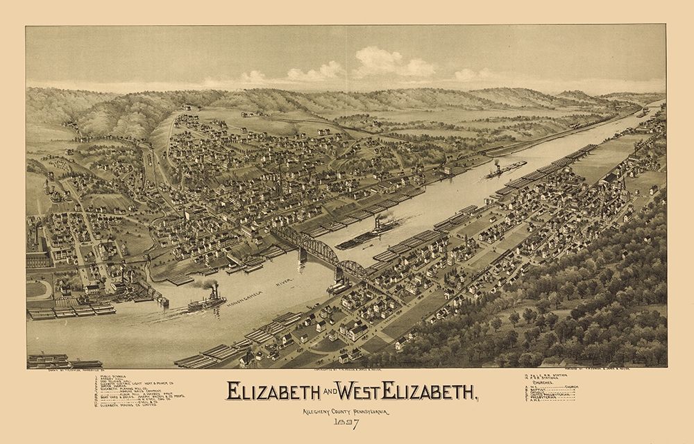 Elizabeth Pennsylvania - Fowler 1897