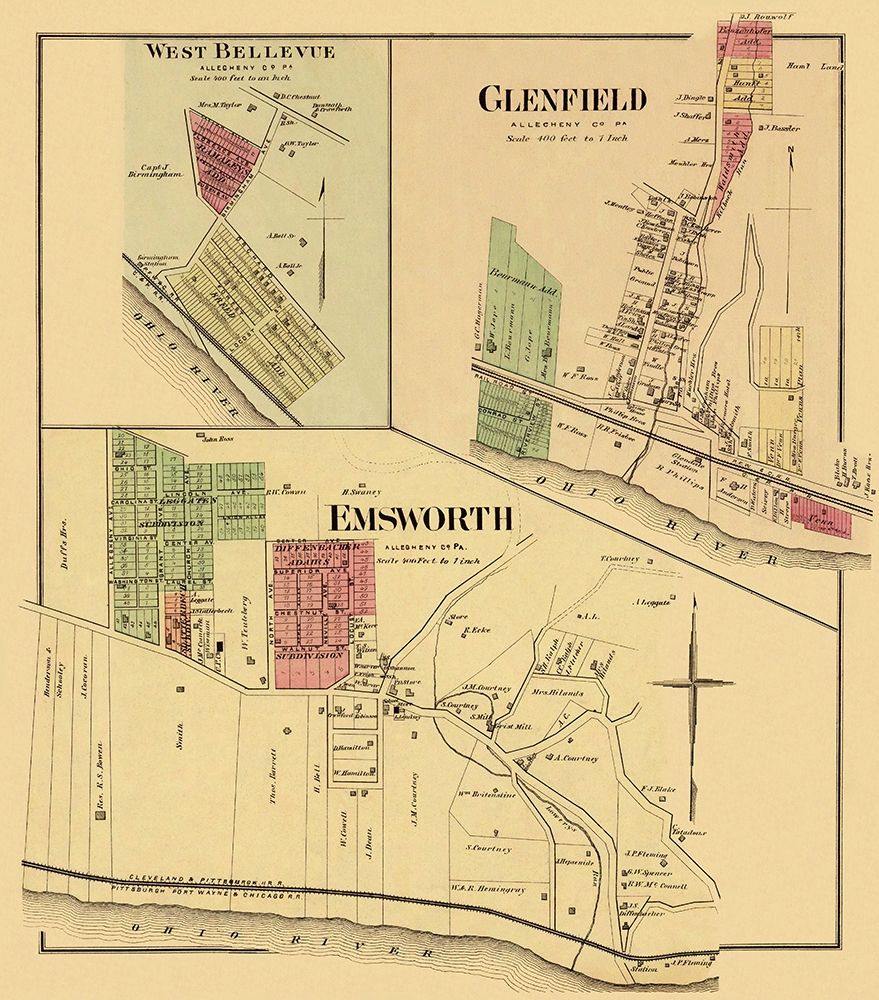 Emsworth, Glenfield Pennsylvania Landowner
