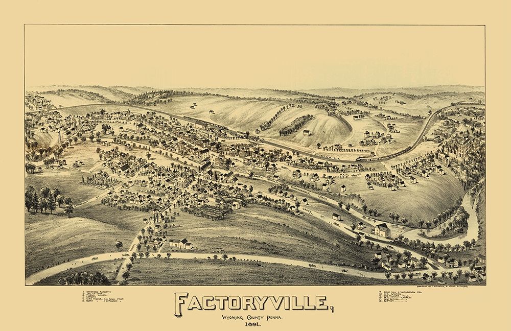 Factoryville Pennsylvania - Fowler 1891