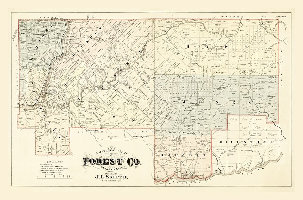 Forest County Pennsylvania - Smith 1876