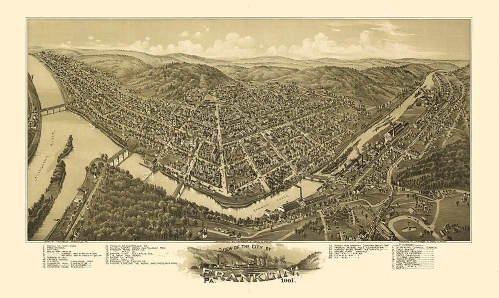 Franklin Pennsylvania - Fowler 1901