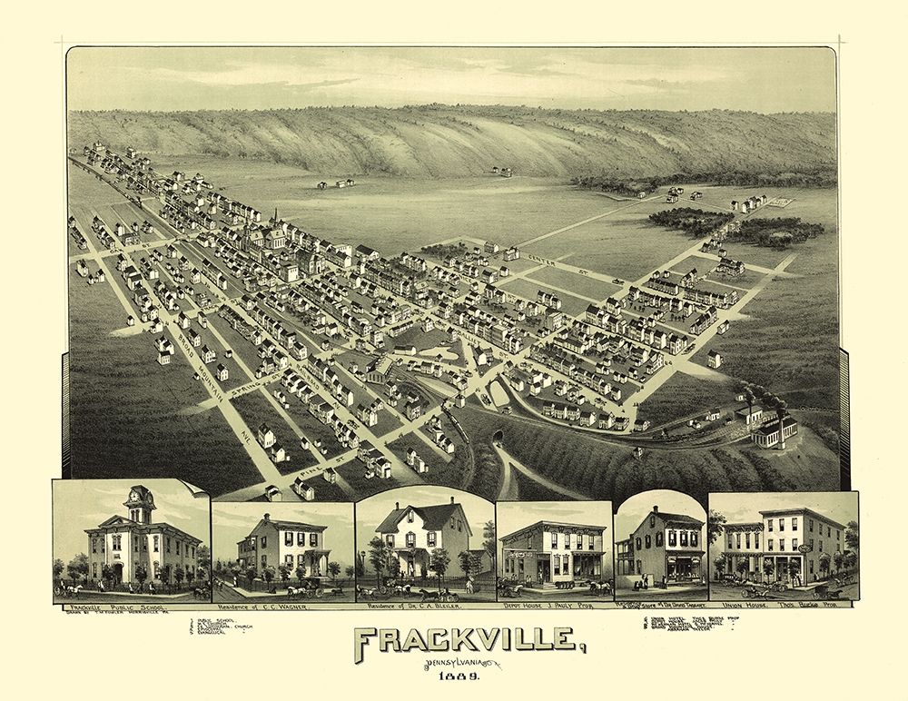Frackville Pennsylvania - Fowler 1889