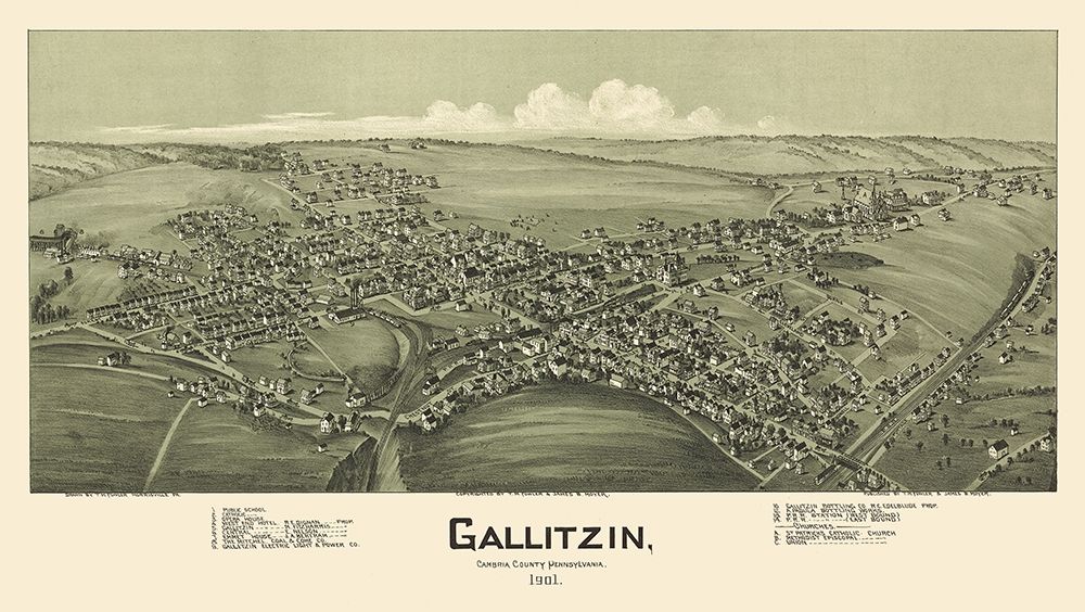 Gallitzin Pennsylvania - Fowler 1901