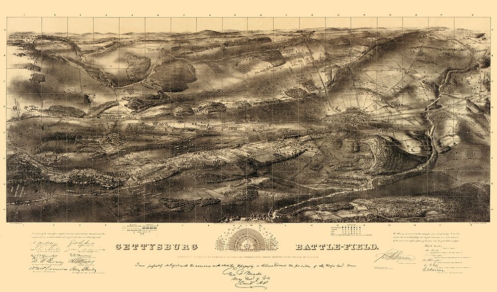 Gettysburg Pennsylvania - Badulder 1863