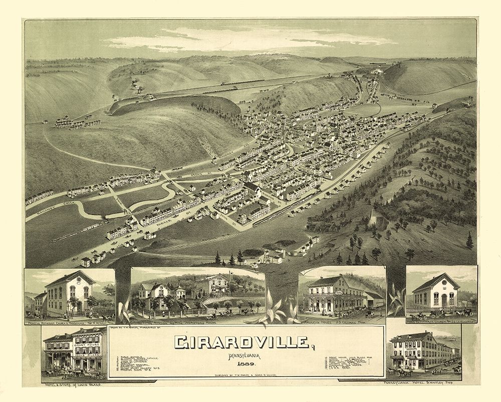 Girardville Pennsylvania - Fowler 1889