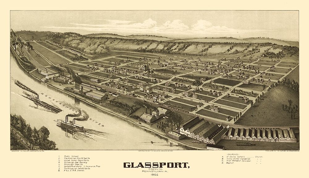 Glassport Pennsylvania - Fowler 1902