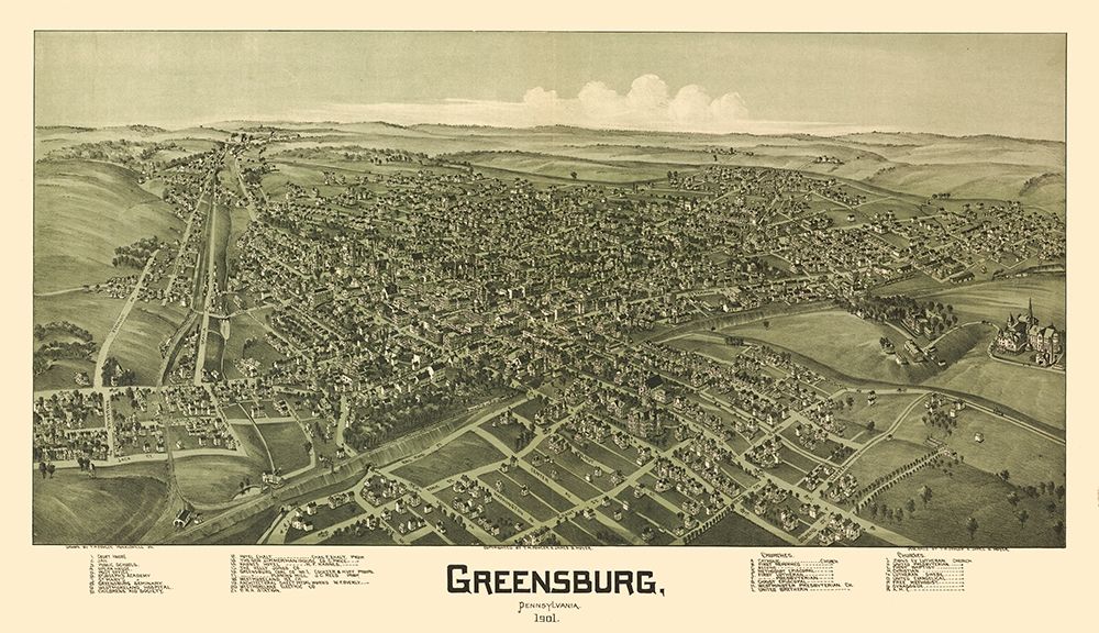 Greensburg Pennsylvania - Fowler 1901