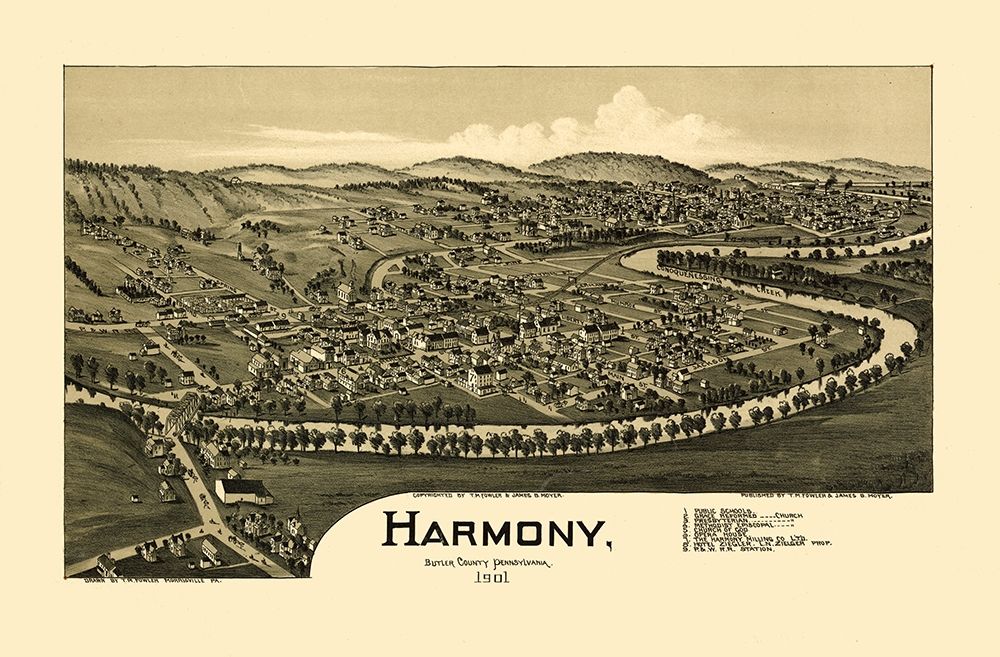 Harmony Pennsylvania - Fowler 1901
