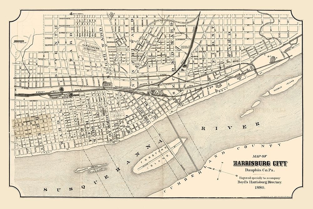 Harrisburg Pennsylvania - Boyd 1880