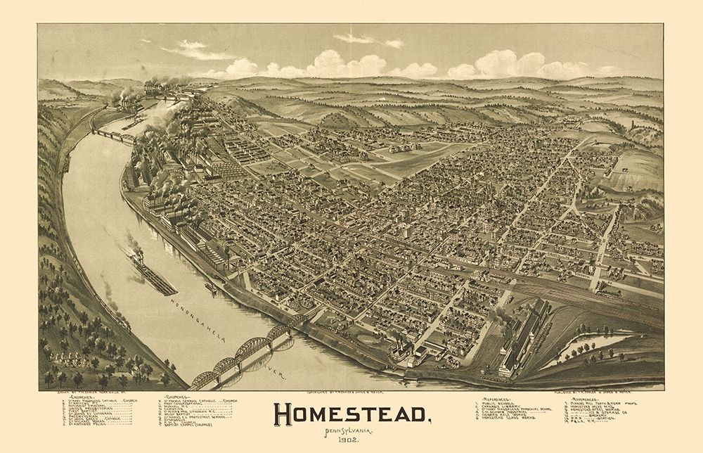 Homestead Pennsylvania - Fowler 1902