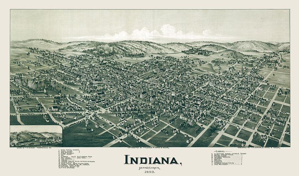 Indiana Pennsylvania - Fowler 1900
