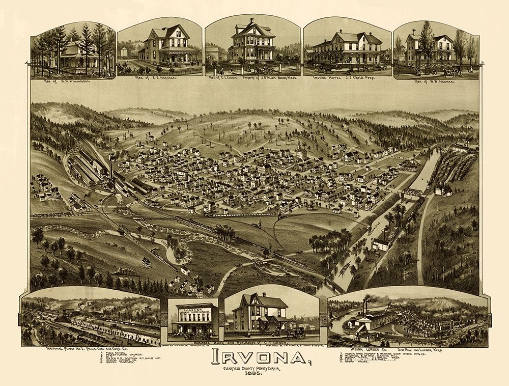 Irvona Pennsylvania - Fowler 1895
