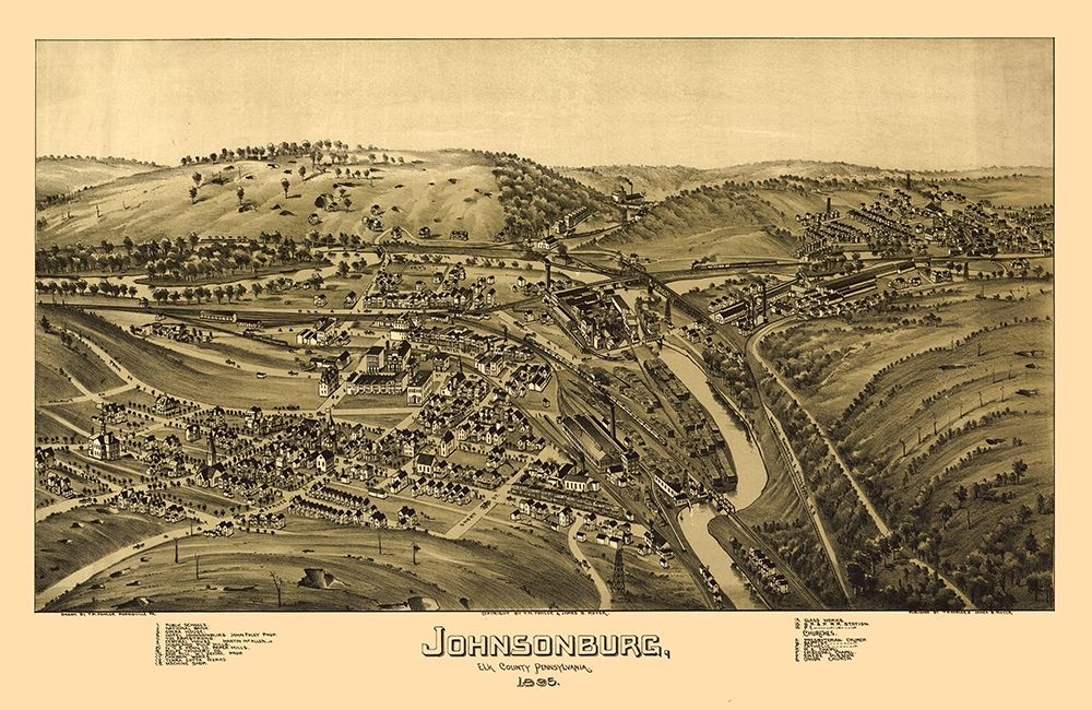 Johnsonburg Pennsylvania - Fowler 1895