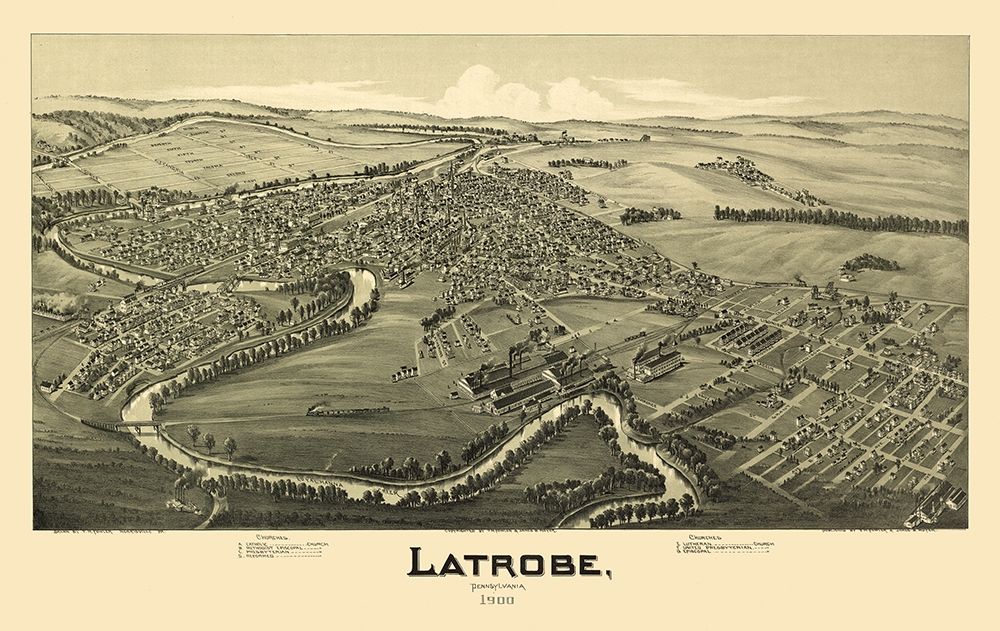 Latrobe Pennsylvania - Fowler 1900