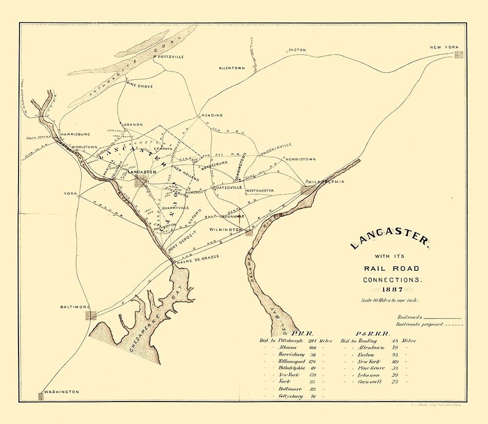 Lancaster Pennsylvania -1887