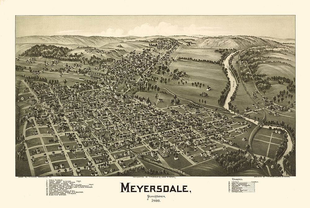 Meyersdale Pennsylvania - Fowler 1900