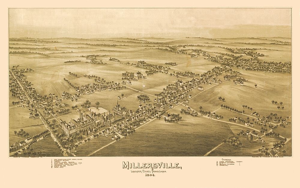 Millersville Pennsylvania - Fowler 1894