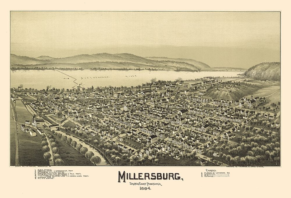 Millersburg Pennsylvania - Fowler 1894