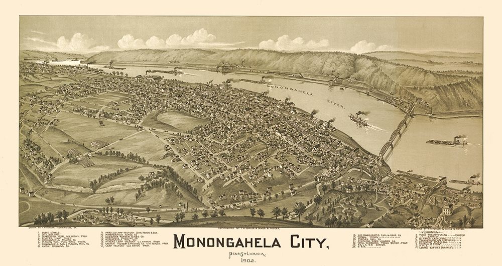 Monongahela Pennsylvania - Fowler 1902