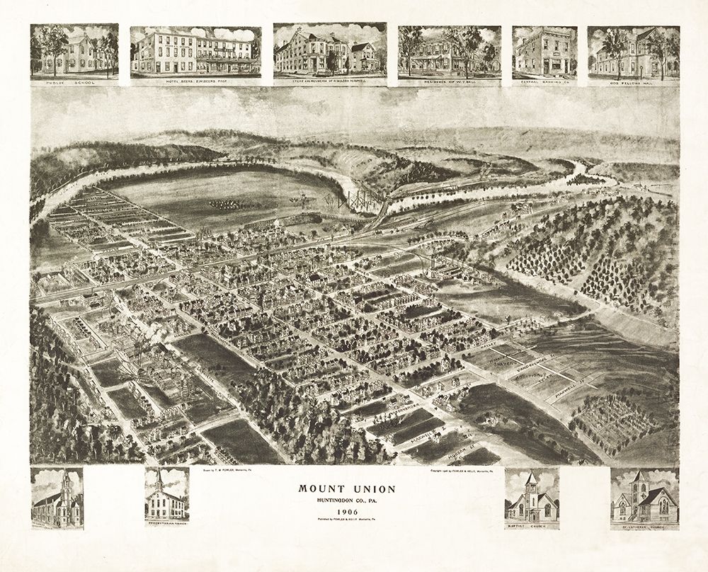 Mount Union Pennsylvania - Fowler 1906