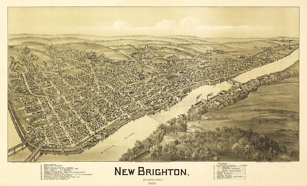 New Brighton Pennsylvania - Fowler 1901