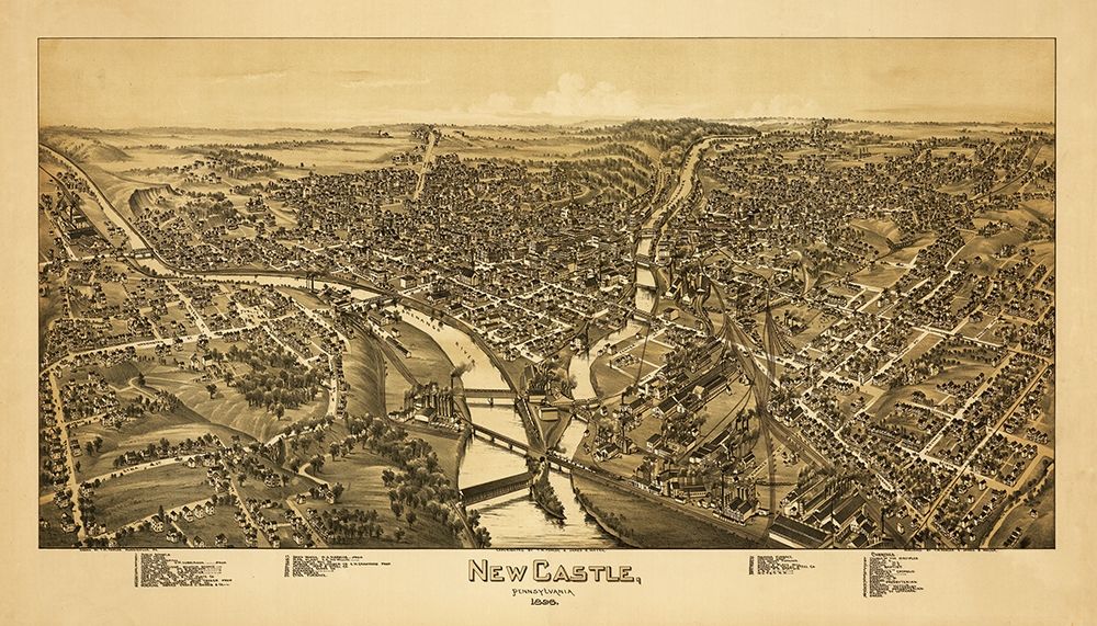 New Castle Pennsylvania - Fowler 1896