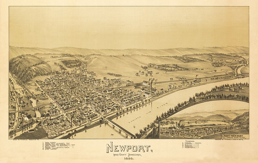 Newport Pennsylvania - Fowler 1895