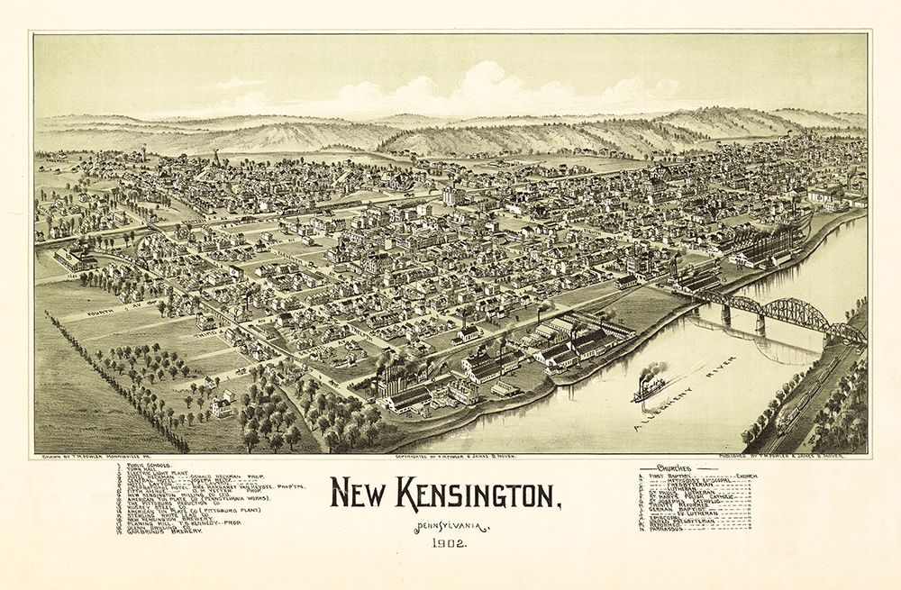 New Kensington Pennsylvania - Fowler 1902