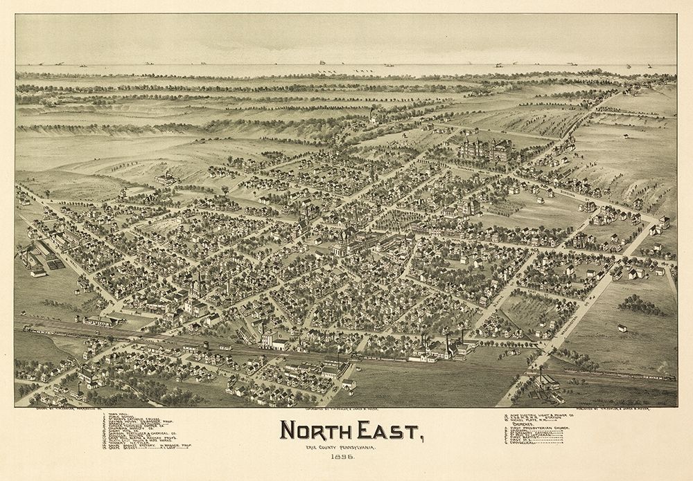 North East Pennsylvania - Fowler 1896
