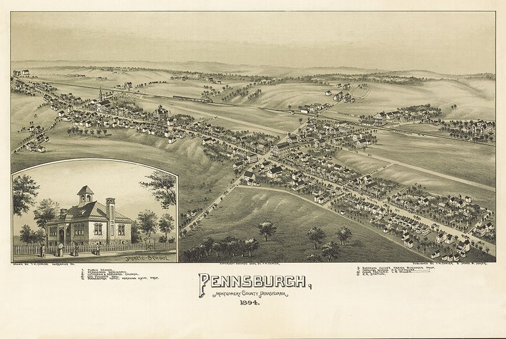 Pennsburg Pennsylvania - Fowler 1894