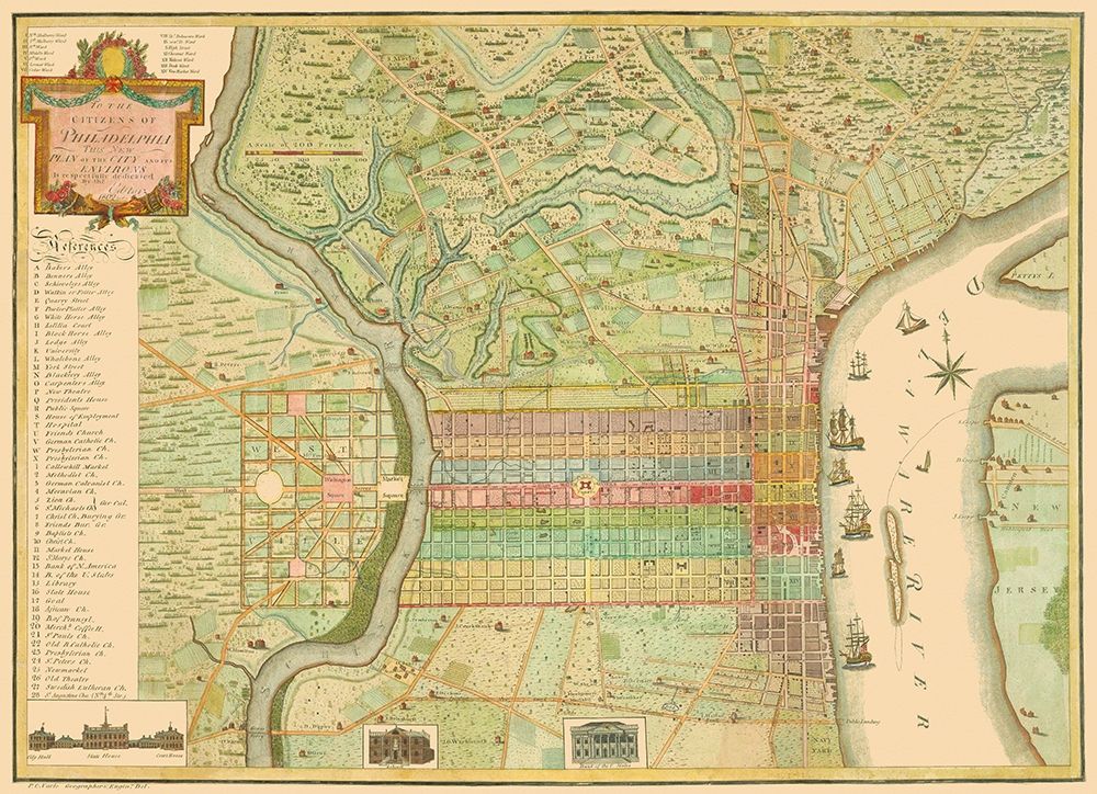 Philadelphia Pennsylvania Landowner - Varle 1802